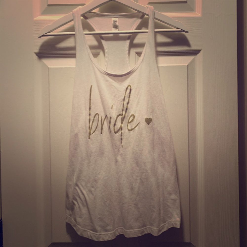 Bride tank top